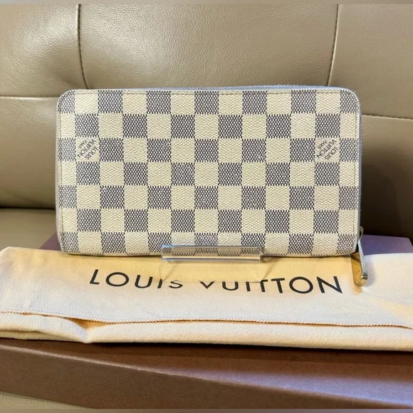 Louis Vuitton Zippy Organizer Damier Azur canvas - Picture 2 of 15